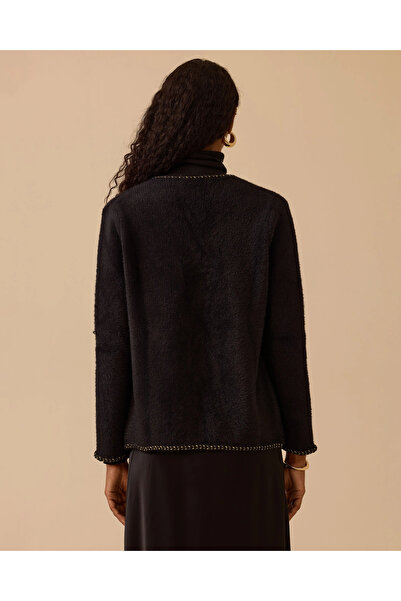 SEÇİL Düğme Detaylı Triko Hırka