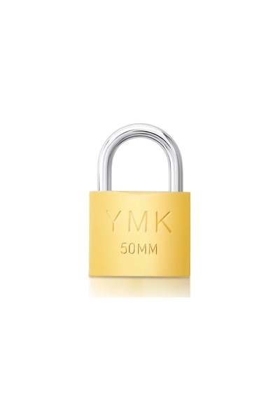 ÇERÇİCİ Eco Yellow Painted Short Hook Padlock 50mm