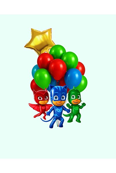 Evabrite مجموعة بالونات فويل من بيجاما سكيليرز - مجموعة حفلات أعياد الميلاد ب...