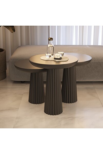 Genel Markalar FİTİLLİ 3LÜ MANTAR SEHPA