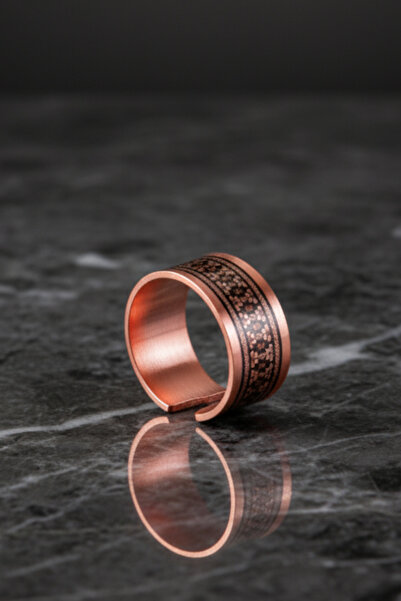 OSMANLI GÜMÜŞ Women's Copper Ring - Anna Model Special Edition Ring