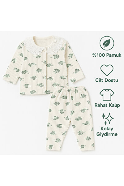 MYZİ STORE Newborn Baby Kids Pajamas Set