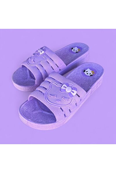 İpek Women's Purple Non-Slip Sole Bathroom Balcony Toilet Home Slippers