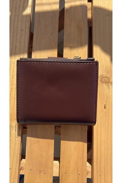 Z&M COLLECTION BAG SHOPPİNG Women's Detachable Card Holder Detailed Patent Leather Wallet - Wallet with Card Holder and Coin Compartment, Zippered Wallet