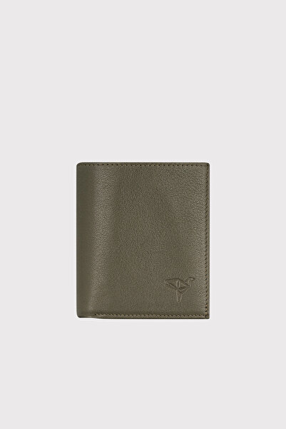 Garbalia Γνήσιο δέρμα πράσινο ανδρικό πορτοφόλι για νομίσματα PARA PORTFOLIO JACKSON DORTMUND