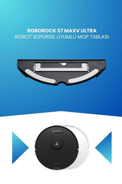 ELECTROLL Placă de mop compatibilă cu aspiratorul robot Roborock S7 MaxV Ultra