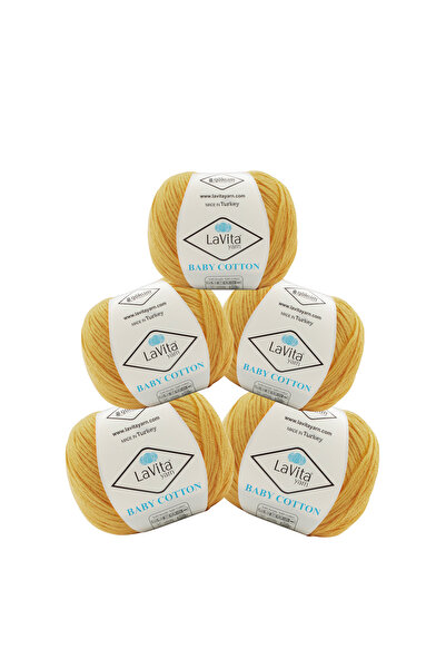 LaVita Yarn Βρεφικό Βαμβακερό Νήμα για Αμιγκουρούμι και Πλέξιμο στο Χέρι 40% ...
