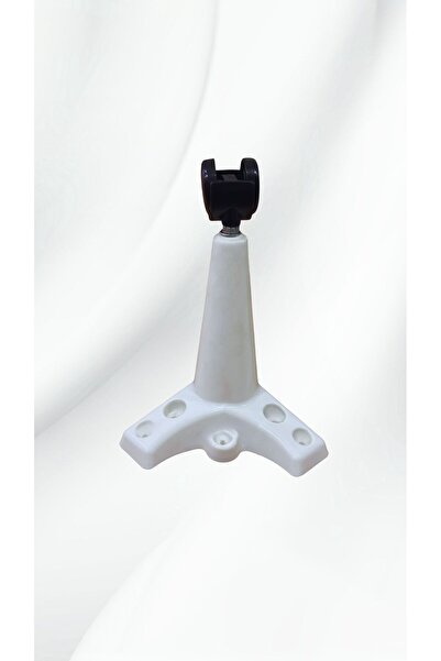 MKLAKS 4 ADET Tekerli Zirve Plastik Ayak BEYAZ 15cm Mobilya Koltuk Masa Baza Dolap Ayağı Ayakları Dayanıklı