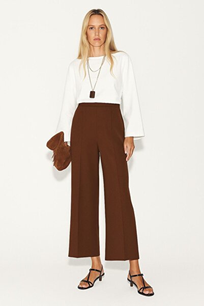 HAKKE Çimalı Palazzo Yüksek Bel PANTOLON