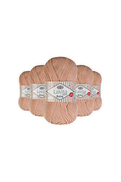 LaVita Yarn خيط حياكة يدوي للأطفال 100% أكريليك مضاد للتكتل 500 جرام 5 قطع (4...