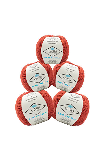 LaVita Yarn Βρεφικό Βαμβακερό Νήμα για Αμιγκουρούμι και Πλέξιμο στο Χέρι 40% ...