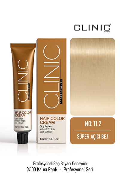 CLINIC PYROO No: 11.2 Saç Boyası – Hair Color Cream 60 ml - Süper Açıcı Bej