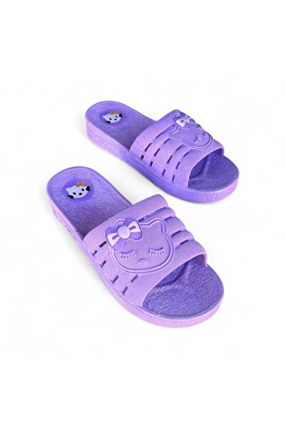 İpek Women's Purple Non-Slip Sole Bathroom Balcony Toilet Home Slippers