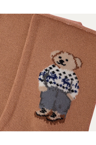 Katia&Bony Children's Teddy Patterned Elastic Modal Socks