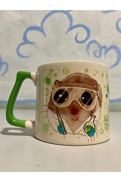 Öz Kupa Sad Sad Hamster - Occupation: Biologist - Biologist Mug Cup Cup