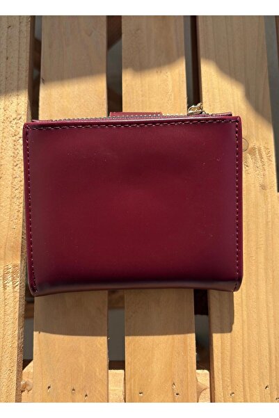 Z&M COLLECTION BAG SHOPPİNG Women's Detachable Card Holder Detailed Patent Leather Wallet - Wallet with Card Holder and Coin Compartment, Zippered Wallet