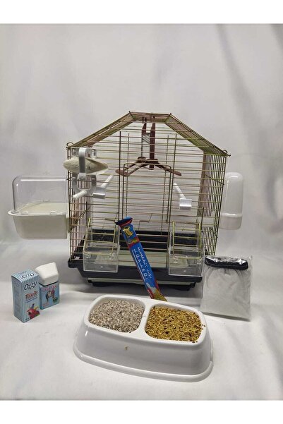 islandtoys Çift Kapılı Kuş Kafesi 30x21x36(yükseklik)