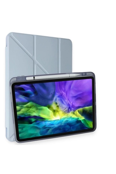 The LOG INVEST iPad Pro 11 (2018) Case Mars Tablet Case with Pen Holder - Blue