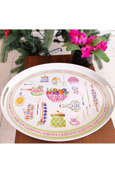 Madame Coco Cuisine Oval Tray