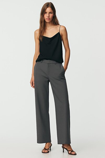 HAKKE Yüksek Bel Kemerli Palazzo PANTOLON