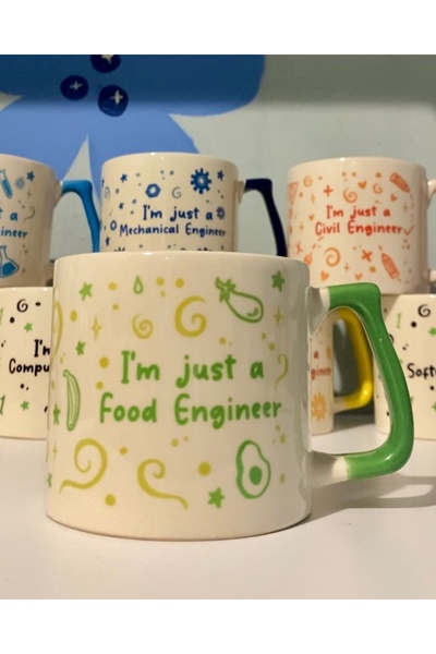 Öz Kupa Sad Sad Hamster - Occupation: Food Engineer Mug Cup Cup