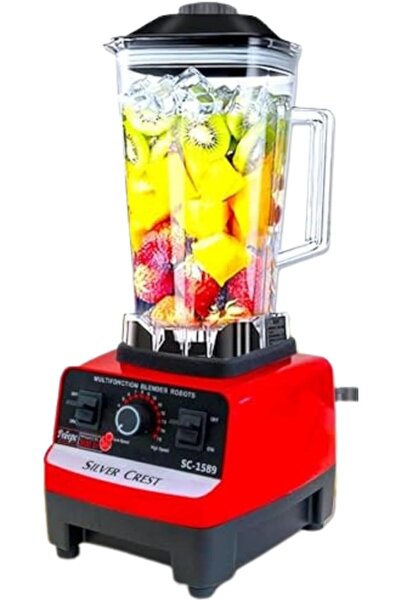 Generic AL ARQAM Silver Crest Blender Professional Heavy Duty Commercial Mixer Juicer Speed Grinder and Ice