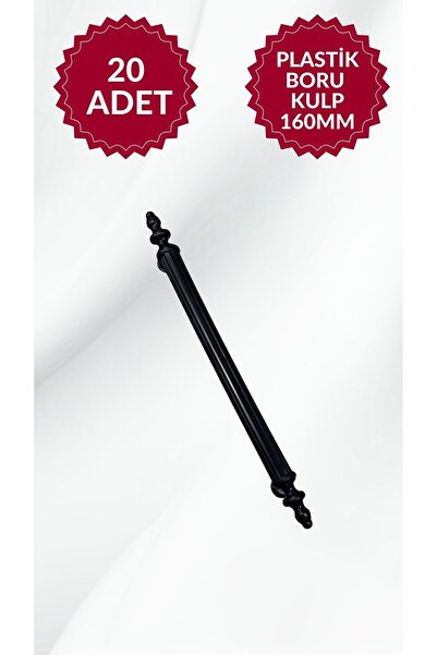 MKLAKS 20 ADET 160 Mm SİYAH Plastik Mobilya Dolap Çekmece Boru Kulp – Şık Ve ...
