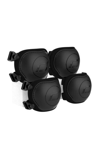 SCOOT AND RIDE S-M Dizlik ve Dirseklik Scooter Koruyucu Set Black&Ash 230926-...