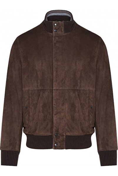 PAUL&SHARK MEN'S WOVEN AQUALEATHER JACKET