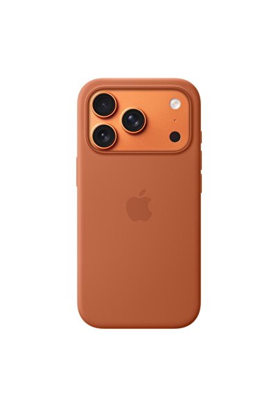 Apple غطاء سيليكون لجهاز iPhone 17 Pro Max مزود بتقنية MagSafe - لون تيرا كوتا