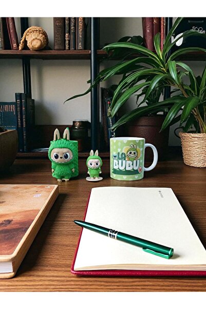 Perazayn Cute Labubu Figure Pen Holder, Printed Mug and Paper Holder – Adorable Desktop Organizer