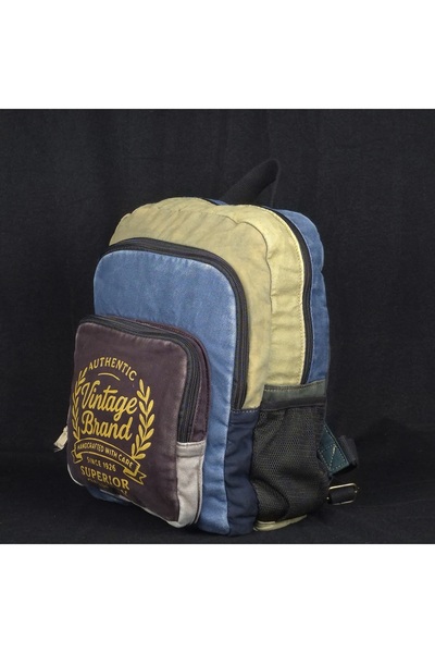 Galat New Style Patchwork Cotton Vintage Backpack Dcc