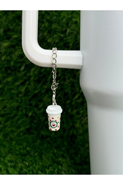 YuccaCo Accessorize Your Life Coffee Cup Thermos Ornament/Coffee Thermos Charm/Coffee Bag Charm