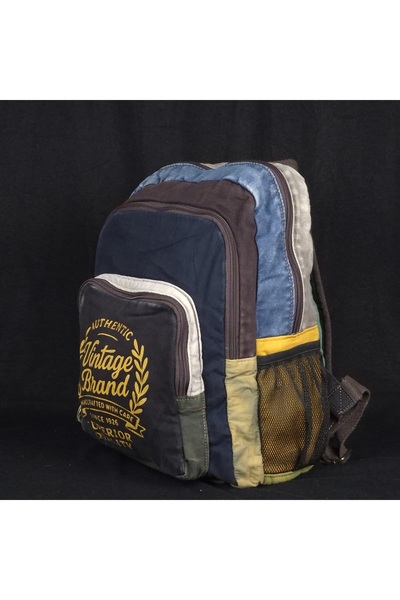 Galat New Style Patchwork Cotton Vintage Backpack Dcc