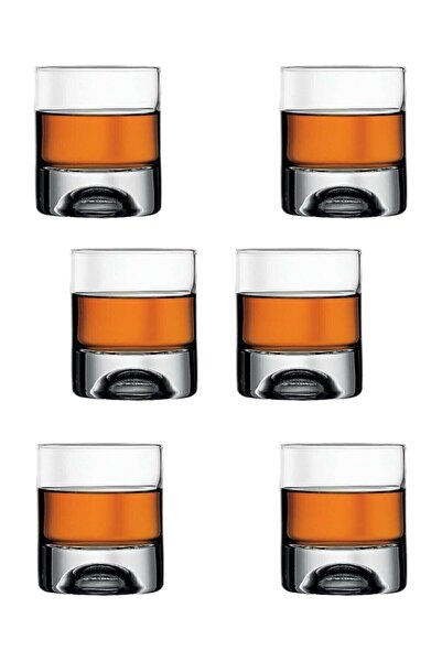 çukurova home Luxury Whiskey Glass Holiday Glass Set 6 Pieces 205 Cc