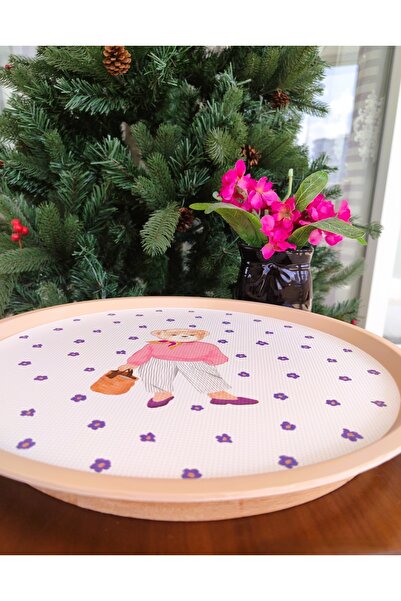 Madame Coco Patrice Bear Bear Round Tray