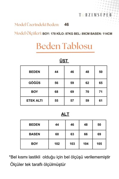 tarzımsüper Women's Plus Size Metal Detailed Hooded Pocketed Sports Casual Tracksuit Set