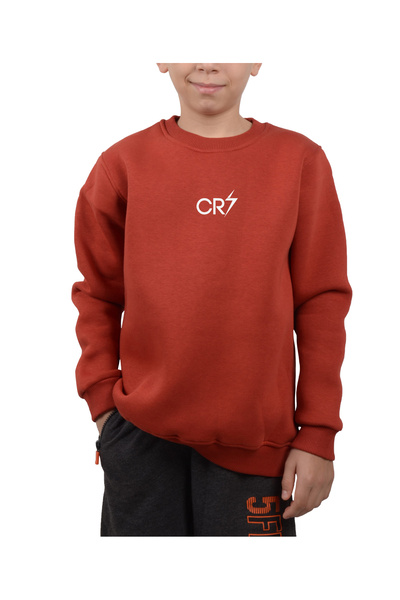 VEK Φούτερ Ronaldo CR7 για παιδιά με λαιμόκοψη με 3 κλωστές