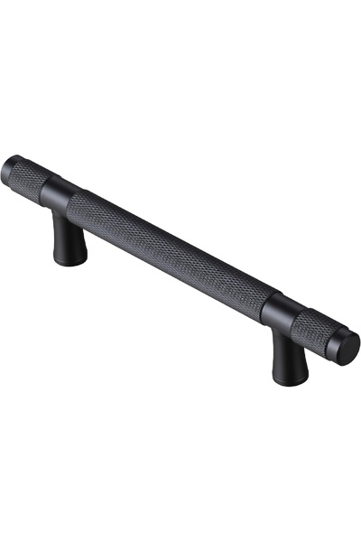 OEM Black round zinc handle, length 192 mm between holes, 5 pieces