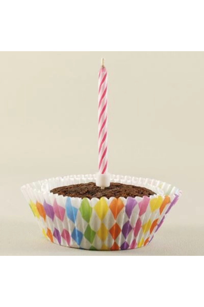 ÇERÇİCİ Cake Candle - Non-Fading Candle - 10 Pieces - Candle That Lights Again