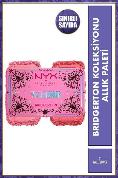 NYX Professional Makeup Bridgerton Koleksiyonu Allık Paleti - 01 Wallflower