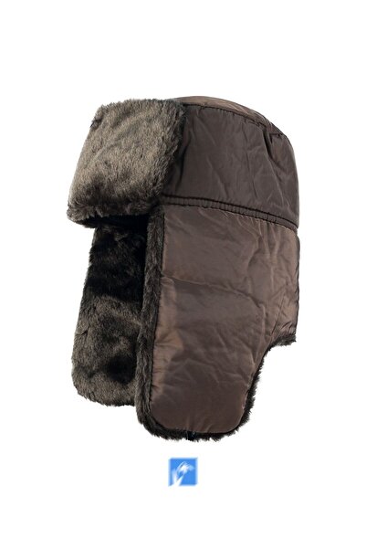 PIECE SIGNATURE 70% Acrylic 30% Cotton, Water Resistant Russian Pilot Hat with Fur Inside