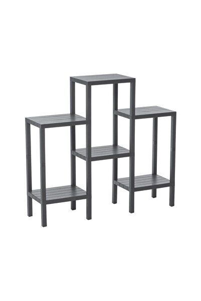 Go İthalat 6 Shelves - Gray Modular Unit Plastic 108X100X29 cm (5273)