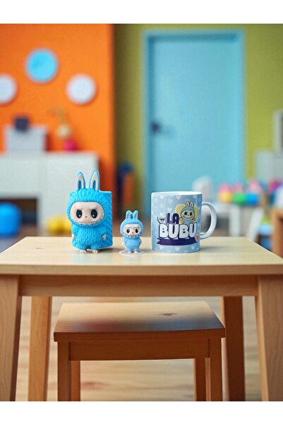 Perazayn Cute Labubu Figure Pen Holder, Printed Mug and Paper Holder – Adorable Desktop Organizer