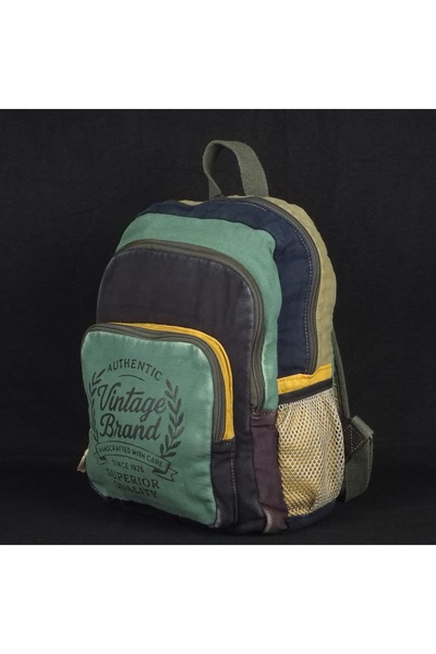 Galat New Style Patchwork Cotton Vintage Backpack Dcc