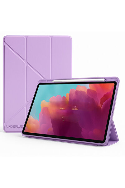 UnDePlus Apple iPad Mini 7 Mini 6 Case Trifolding Case with Pen Compartment 2021-2024