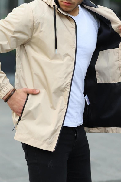 comstar Ανδρικό αντιανεμικό και αδιάβροχο με επένδυση με πολλές τσέπες