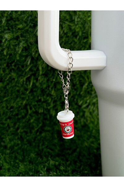 YuccaCo Accessorize Your Life Coffee Cup Thermos Ornament/Coffee Thermos Charm/Coffee Bag Charm