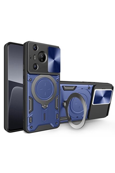 Techsuit Carcasă pentru Huawei Pura 70 CamGuard Pro L94 din oțel inoxidabil, ...