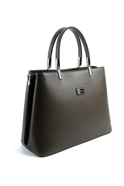 Silver Polo Silver & Polo Khaki Sp924 Women's Handbag